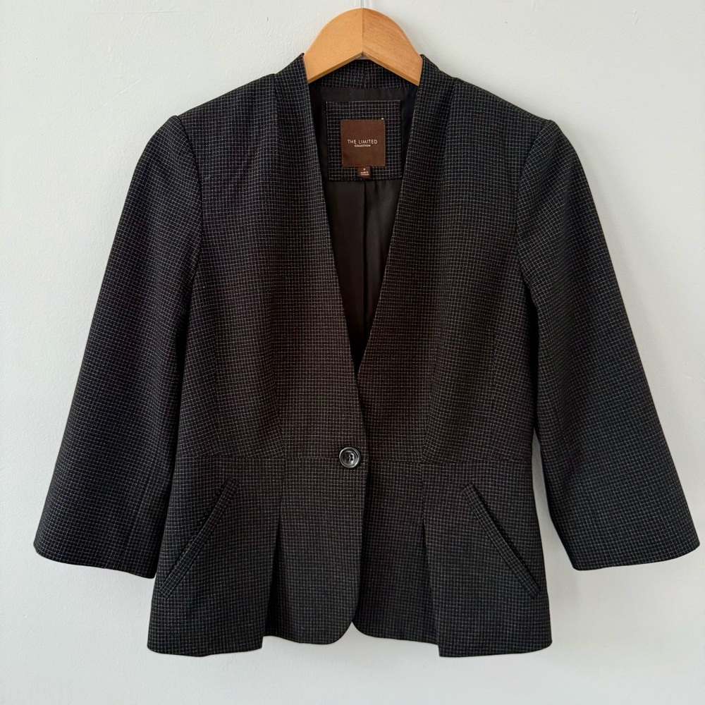 The Limited Women's Black Single-Button Blazer